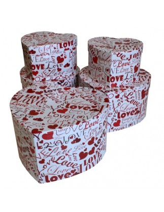 Caja Decorativa Corazón Love