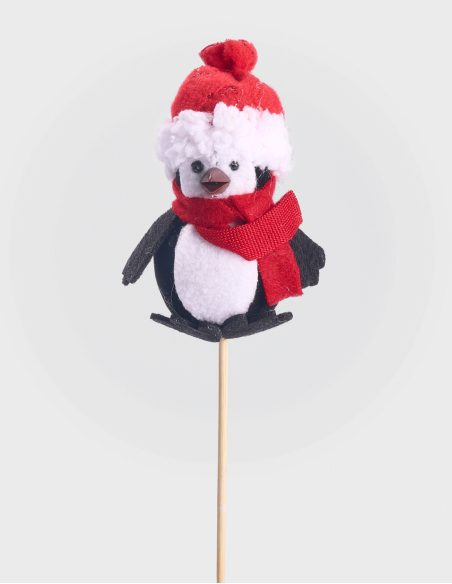 Pick Navideño Pingüino (6 uds. | 30cm)