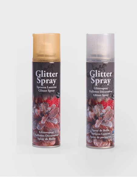 Spray de Brillantina (Oro/Plata - 100ml)