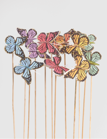 Pick Butterfly 3 Mariposa Multicolor - 35cm altura