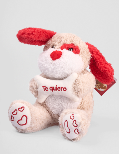 Perro de Peluche "Te Quiero" (20cm)
