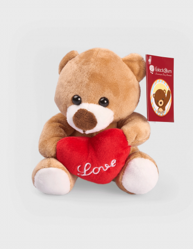 Peluche Oso con Corazón Love