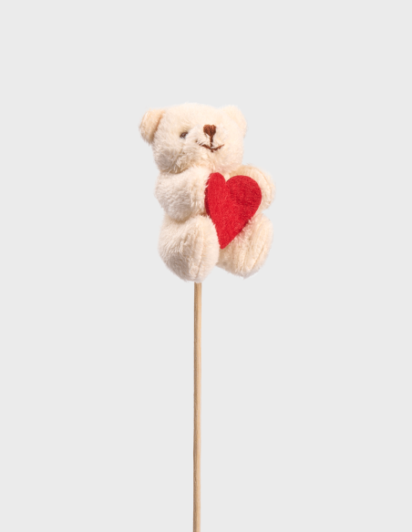 Pick Decorativo Osito de Peluche (20cm x 6 cm)