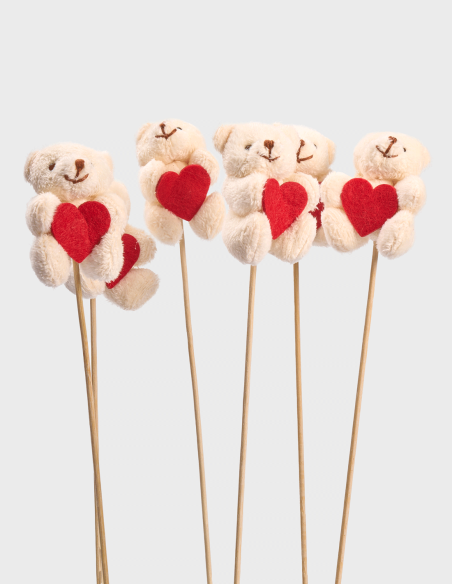 Pick Decorativo Osito de Peluche (20cm x 6 cm)