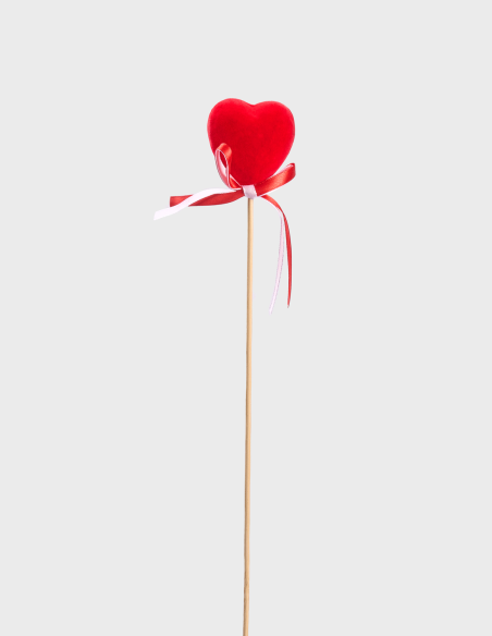 Pick Decorativo Corazón  (Pack 6 uds. | 50cm)