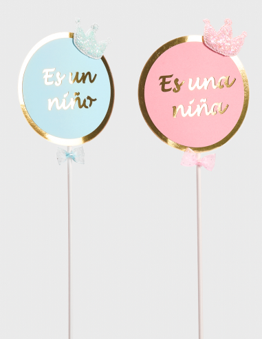 Pick es un Niño / Es una niña (6 uds)