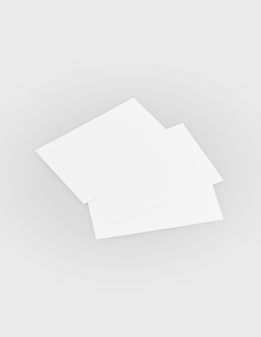 Tarjetas Simples Blancas