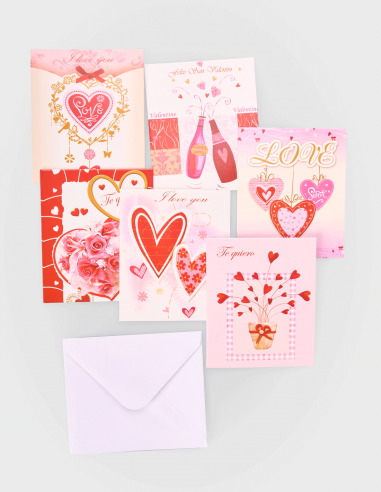Tarjetas Libros Set San Valentín