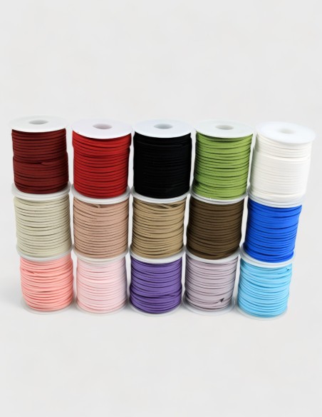 Rollo de Cordón de Cuero (15 colores)
