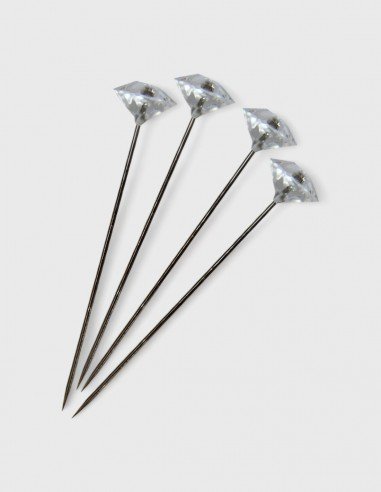 Alfileres Diamante para Floristería