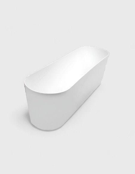 Jardinera Blanca Ovalada (23 cm x 6,5 cm)