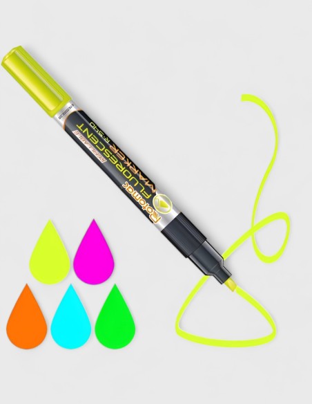 Marcadores Fluorescentes para Negocios (2 x 5 colores)