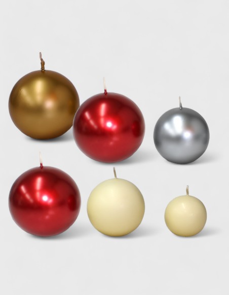 Velas Redondas (4 Colores, 3 medidas)