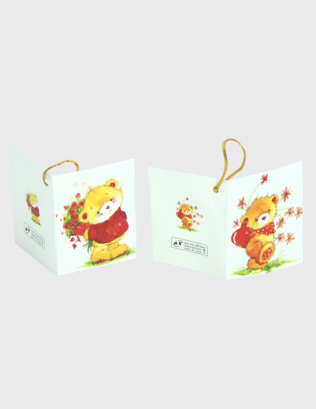 Tarjetas de San Valentín con Ositos (240 uds.| 94mm x 62mm)