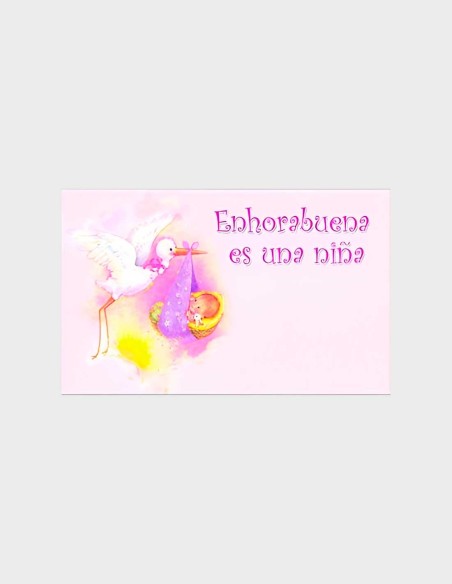 Tarjetas de Felicitación con Brillo (100 uds | 9cm x 5,8cm)