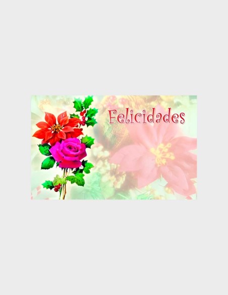 Tarjetas de Felicitación con Brillo (100 uds | 9cm x 5,8cm)