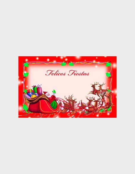 Tarjetas de Felicitación con Brillo (100 uds | 9cm x 5,8cm)