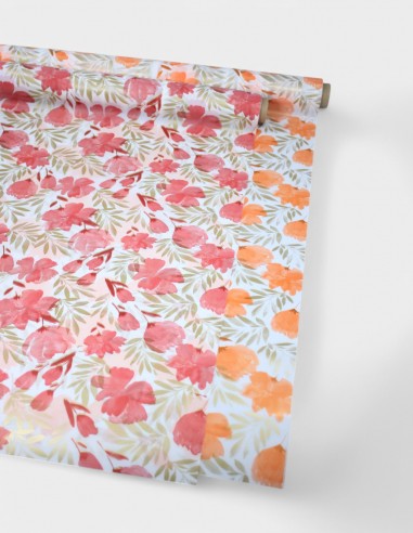 Papel Celofán Lacado rojo