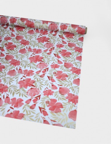 Papel Celofán Lacado rojo