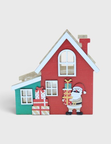 Casa Madera Navidad