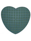 Corazón plástico con esponja - MAGNÉTICO (30 CM)
