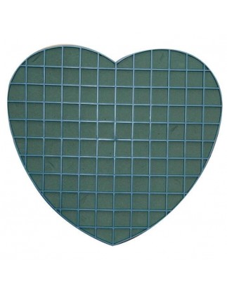 Corazón plástico con esponja - MAGNÉTICO (30 CM)