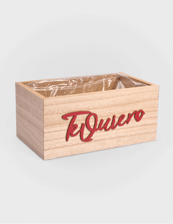 Caja Madera Te Quiero