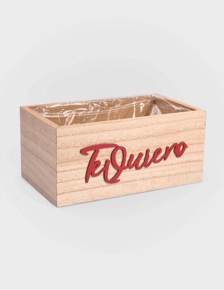 Caja Madera Te Quiero | GalacticBlum