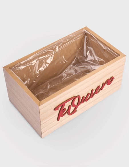 Caja Madera Te Quiero | GalacticBlum