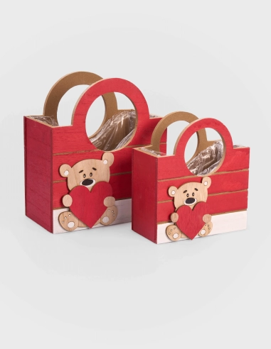 Caja de Madera para Flores (Pack 2 unidades)