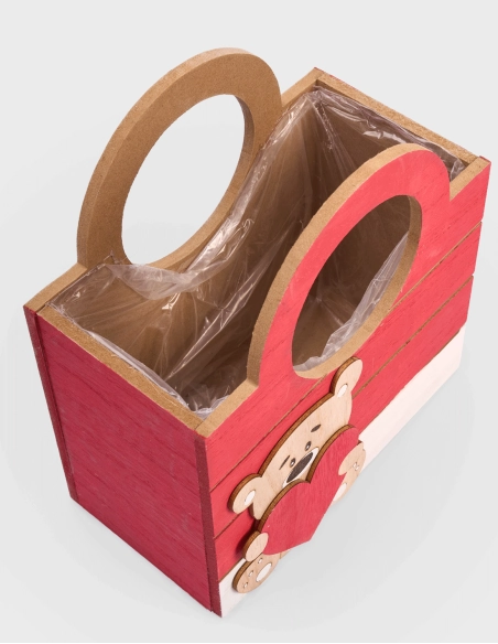 Caja de Madera para Flores (Pack 2 unidades)