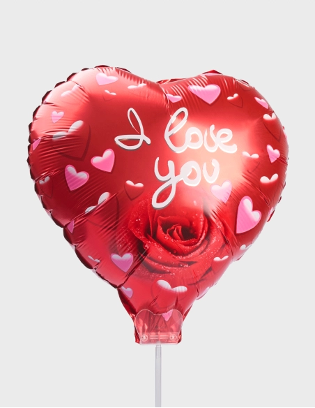 Globos I Love You Corazón Rojo (25 uds. | 45cm ø)