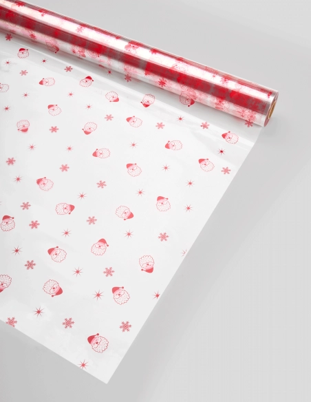 Celofán Transparente Santa Claus (70 cm. x 50 m. / 35 Micras)