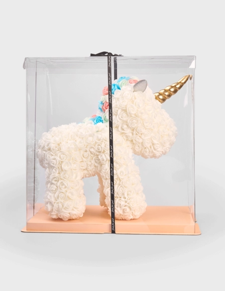 Unicornio de rosas PERFUMADO (30% descuento)