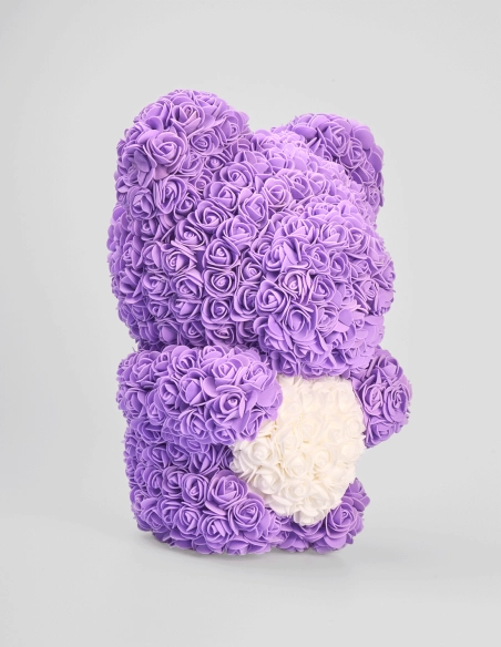Oso de Rosas Foam con Corazón (Perfumado)