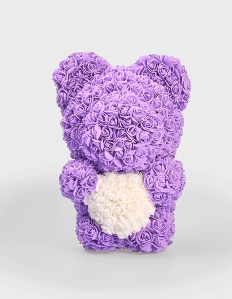 Oso de Rosas Foam con Corazón (Perfumado)