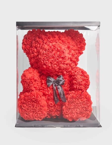 Oso de Rosas Grande de Foam (65cm x 50cm)