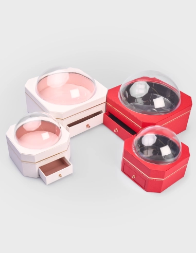 Cúpula de Plástico para flores con Cajón (30% descuento)