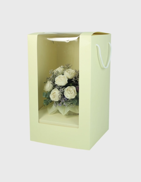 Caja para Ramos de Novia Beige (50 x 35 x 35 cm)