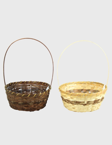 Cesta Redonda con Asa (28cm ø x 11cm)