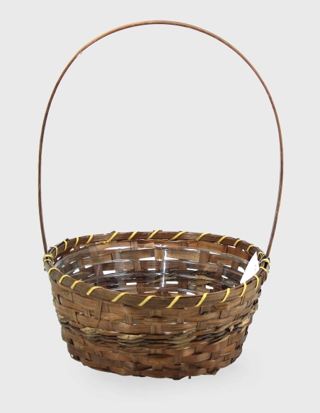 Cesta Redonda con Asa (28cm ø x 11cm)