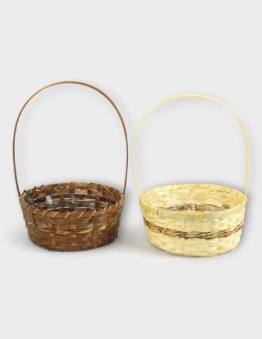 Cesta Redonda para Flores (30cm ø x 13cm)