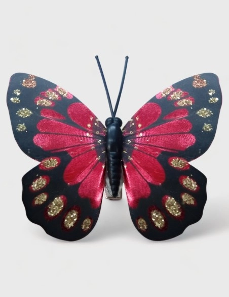 Clip Mariposa Realista (3 colores)