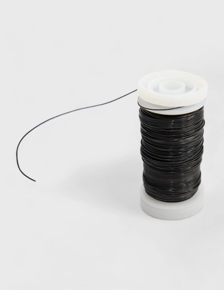 Alambre de Floristería (Negro, 0'6mm)