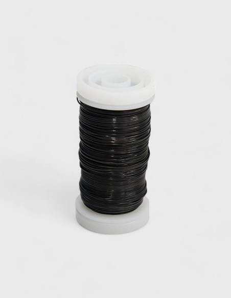 Alambre de Floristería (Negro, 0'6mm)