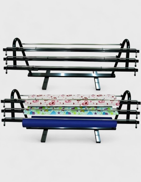 Portabobina para Papel Celofán (3 rollos | 101cm ancho)