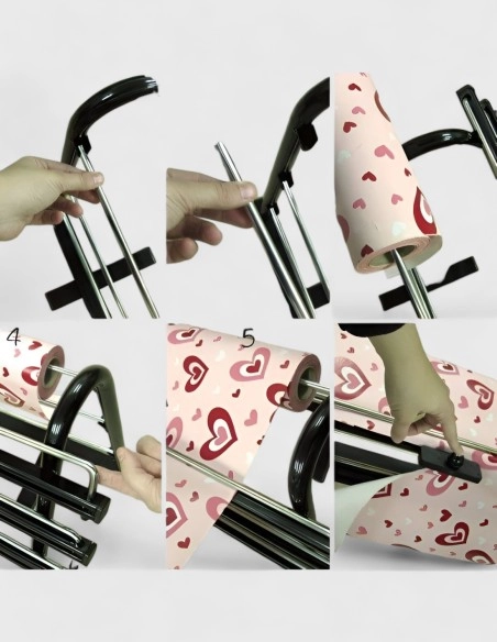 Portabobina para Papel Celofán (3 rollos | 101cm ancho)