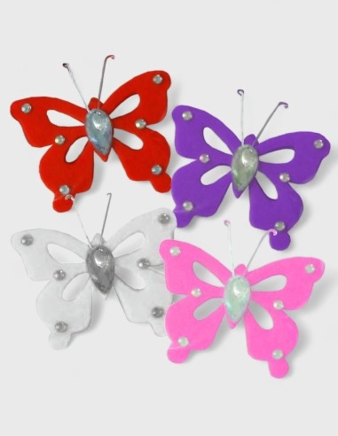 Mariposas de Fieltro Adhesivas (30% descuento)