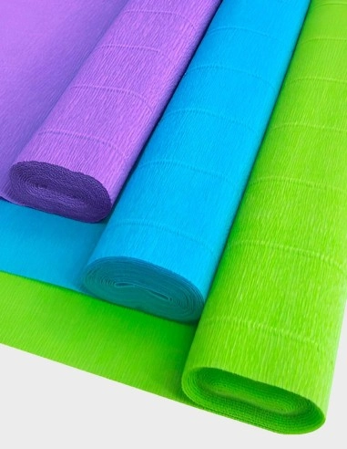Papel crepé / Papel Pinocho de Colores (50cm x 2'5m, 180g)