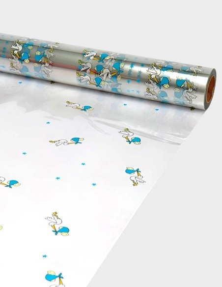 Rollo Celofán Transparente de Modelo Cigüeña | GalacticBlum